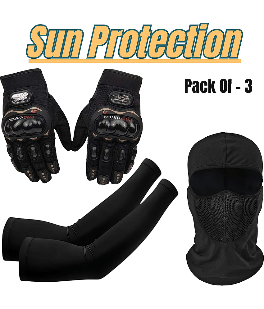 Bike Hand Gloves Full Arm Skin Hand Gloves Men's Women's Cotton