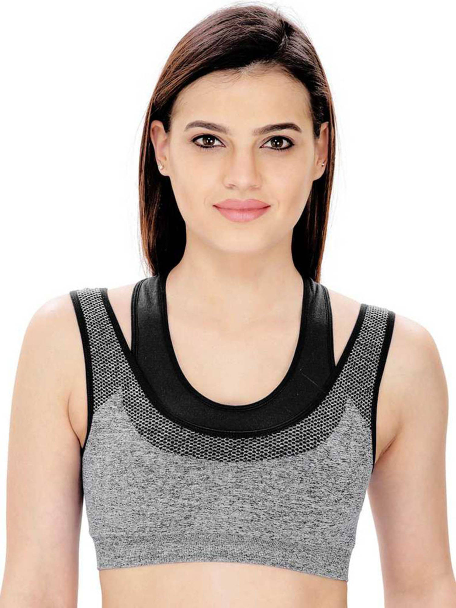 Briafinz Pack of 1 Nylon Lightly Padded Racerback bra For Women ( Black ) Briafinz Pack of 1 Nylon Lightly Padded Racerback bra For Women ( Black )
