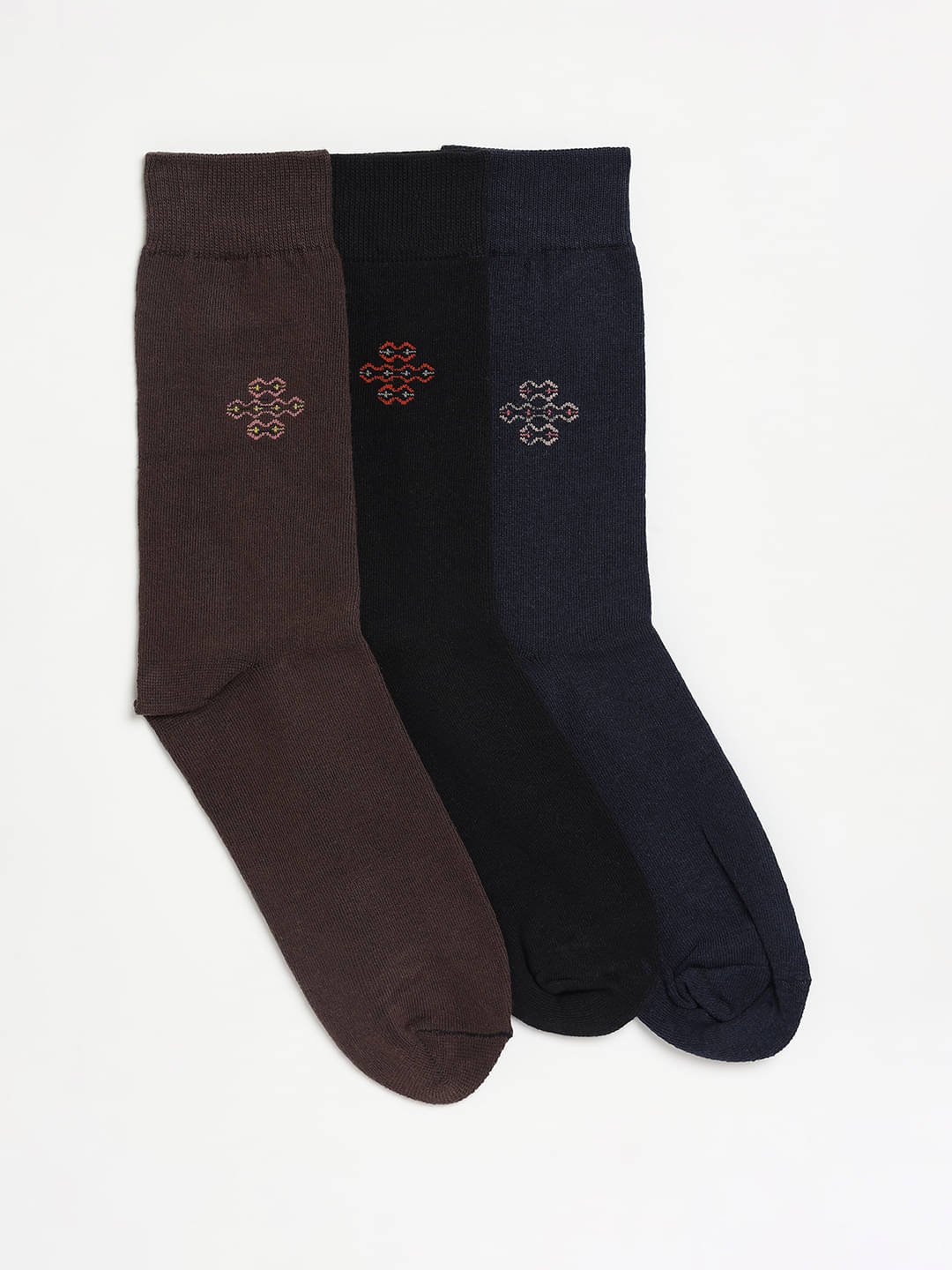Camey Pack of 3 Men's Cotton Blend Full Length Socks ( Multicolor 1 ) Camey Pack of 3 Men's Cotton Blend Full Length Socks ( Multicolor 1 )