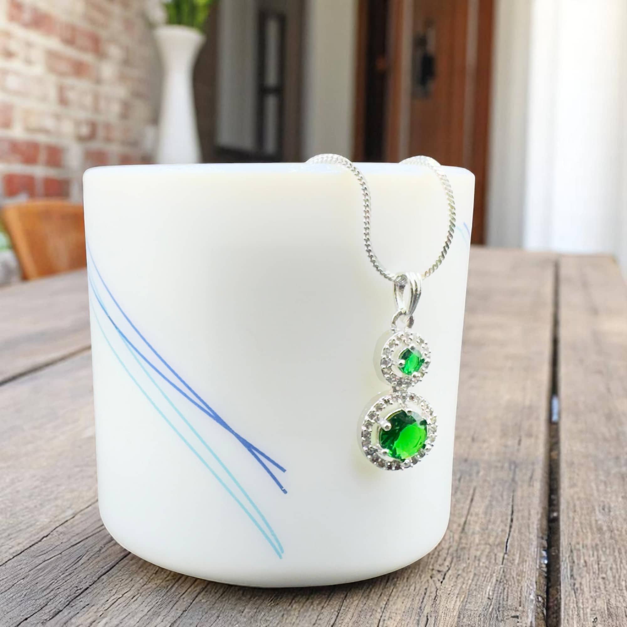 Charms Green Pendant ( Pack of 1 )