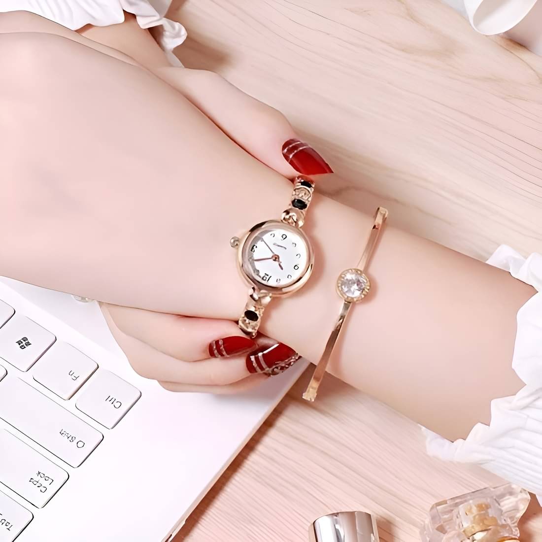    			Cosmic Multicolor Metal Analog Womens Watch