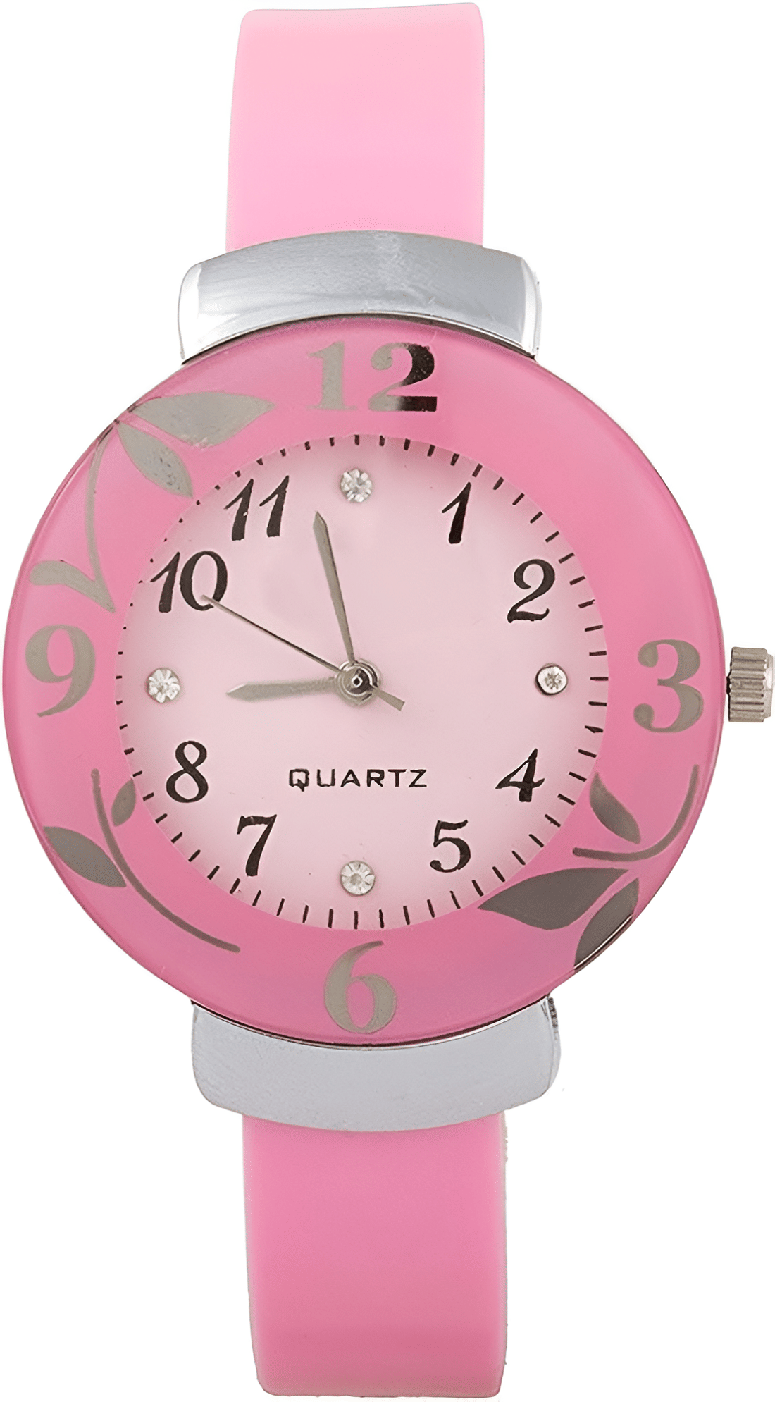    			Cosmic Pink Silicon Analog Womens Watch