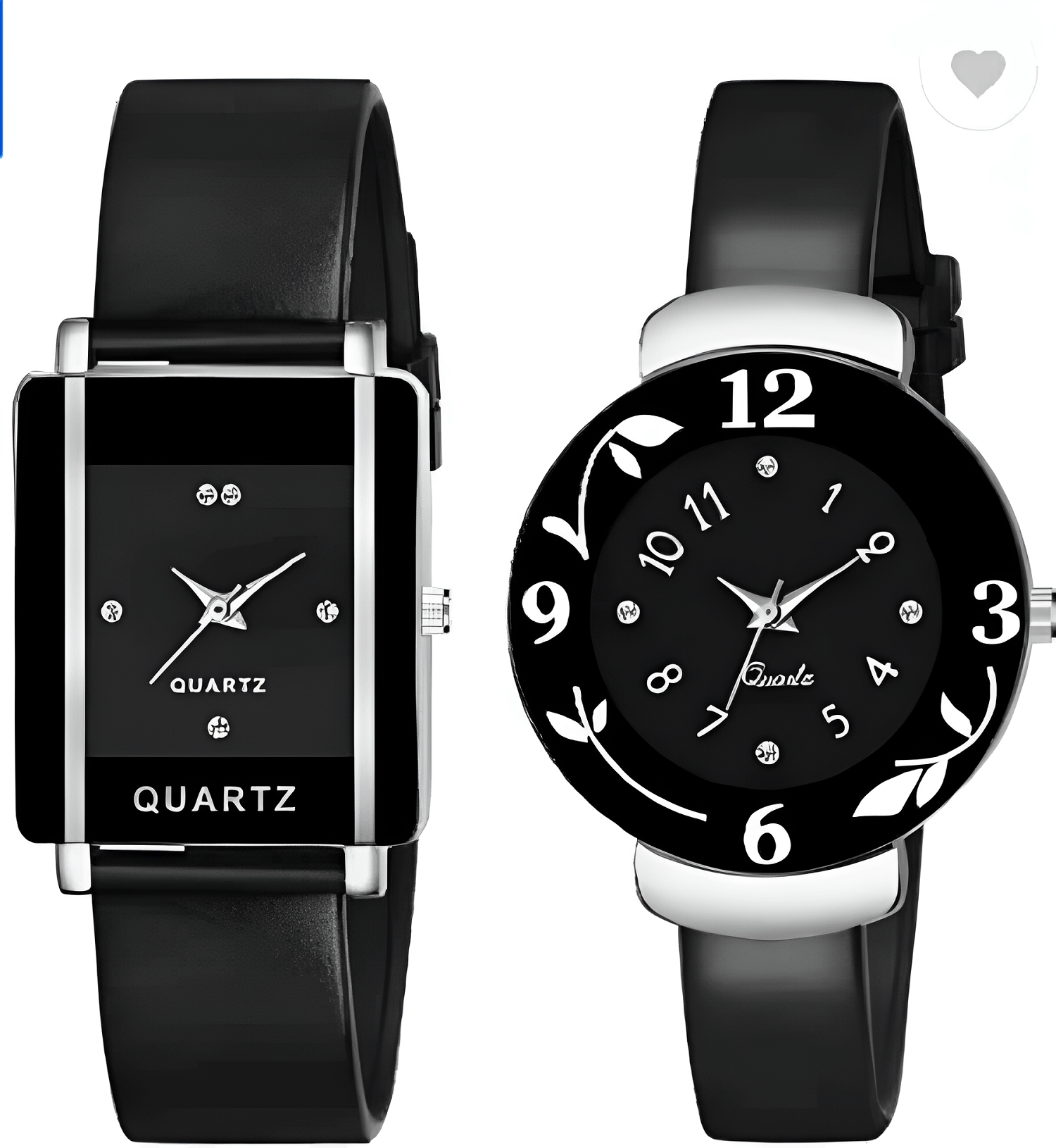     			DECLASSE Black Silicon Analog Womens Watch