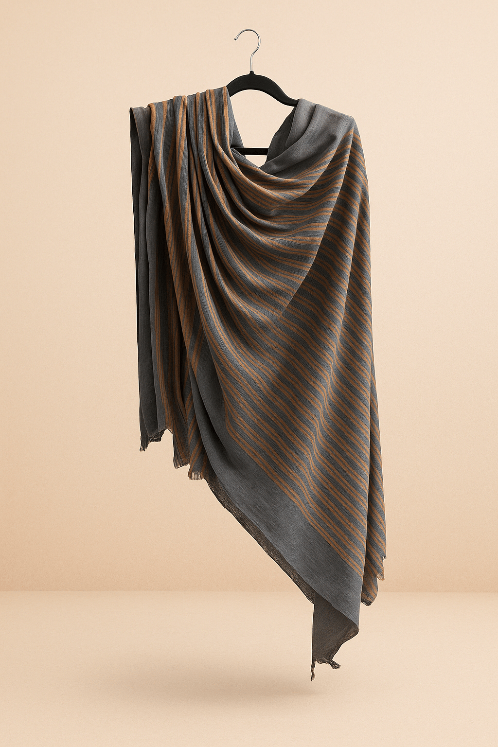     			Dhaga Vishwas Ka Light Grey Cotton Women's Stole ( Pack of 1 )