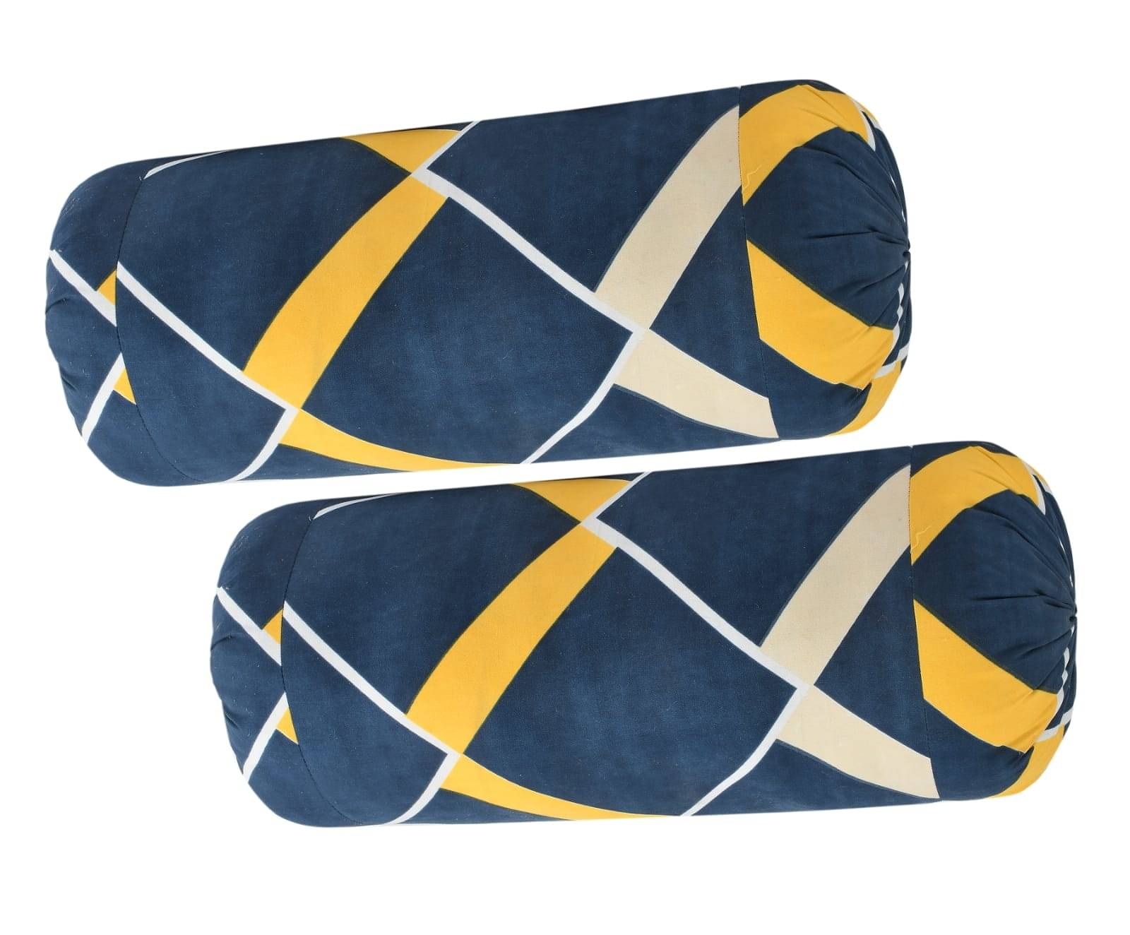     			Dream Decor Set of 2 Poly Cotton Bolster Covers