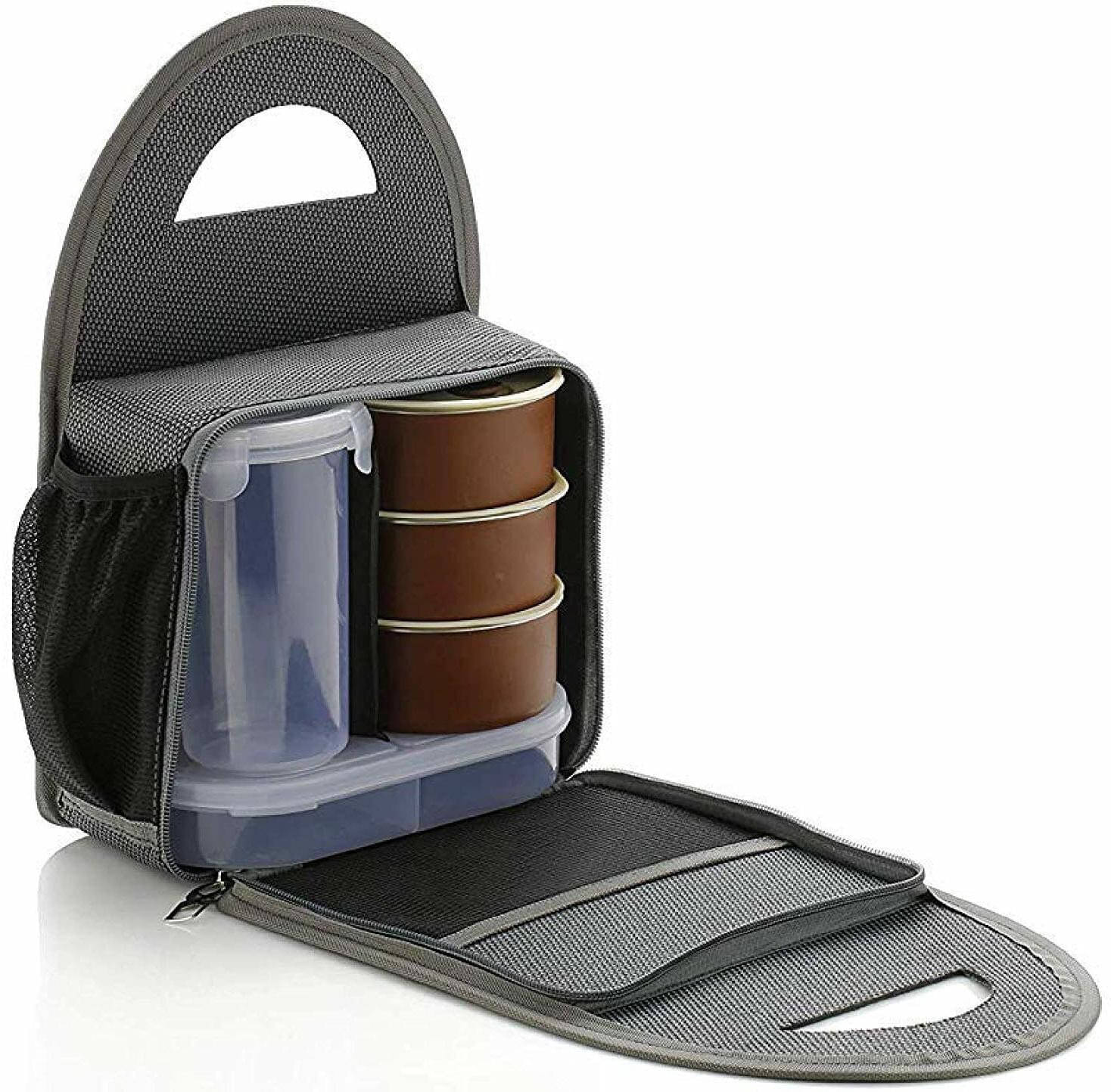 FIVANIO Containers Lunch Box Plastic Lunch Box 4 - Container ( Pack of 1 ) FIVANIO Containers Lunch Box Plastic Lunch Box 4 - Container ( Pack of 1 )