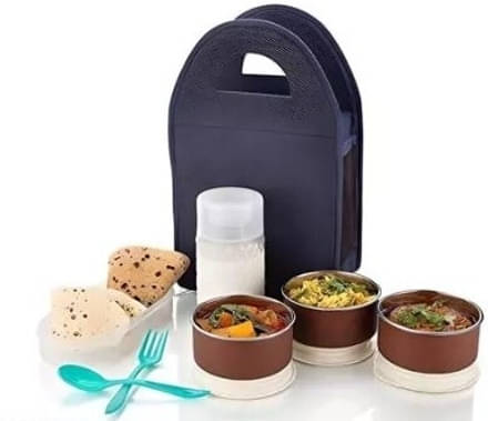FULKIZA Premium lunch box Plastic Lunch Box 4 - Container ( Pack of 1 ) FULKIZA Premium lunch box Plastic Lunch Box 4 - Container ( Pack of 1 )