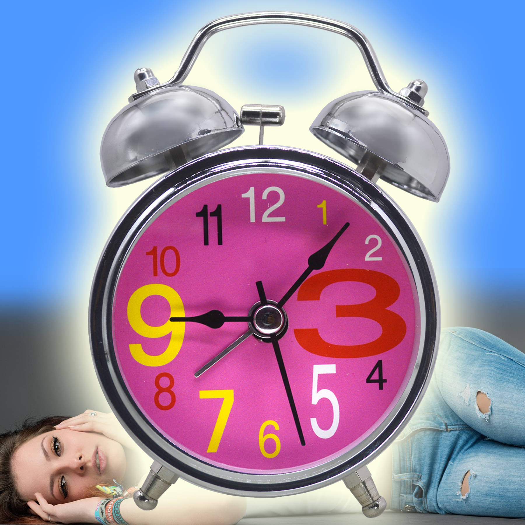 JMALL Analog Table Alarm Clock - Pack of 1 JMALL Analog Table Alarm Clock - Pack of 1