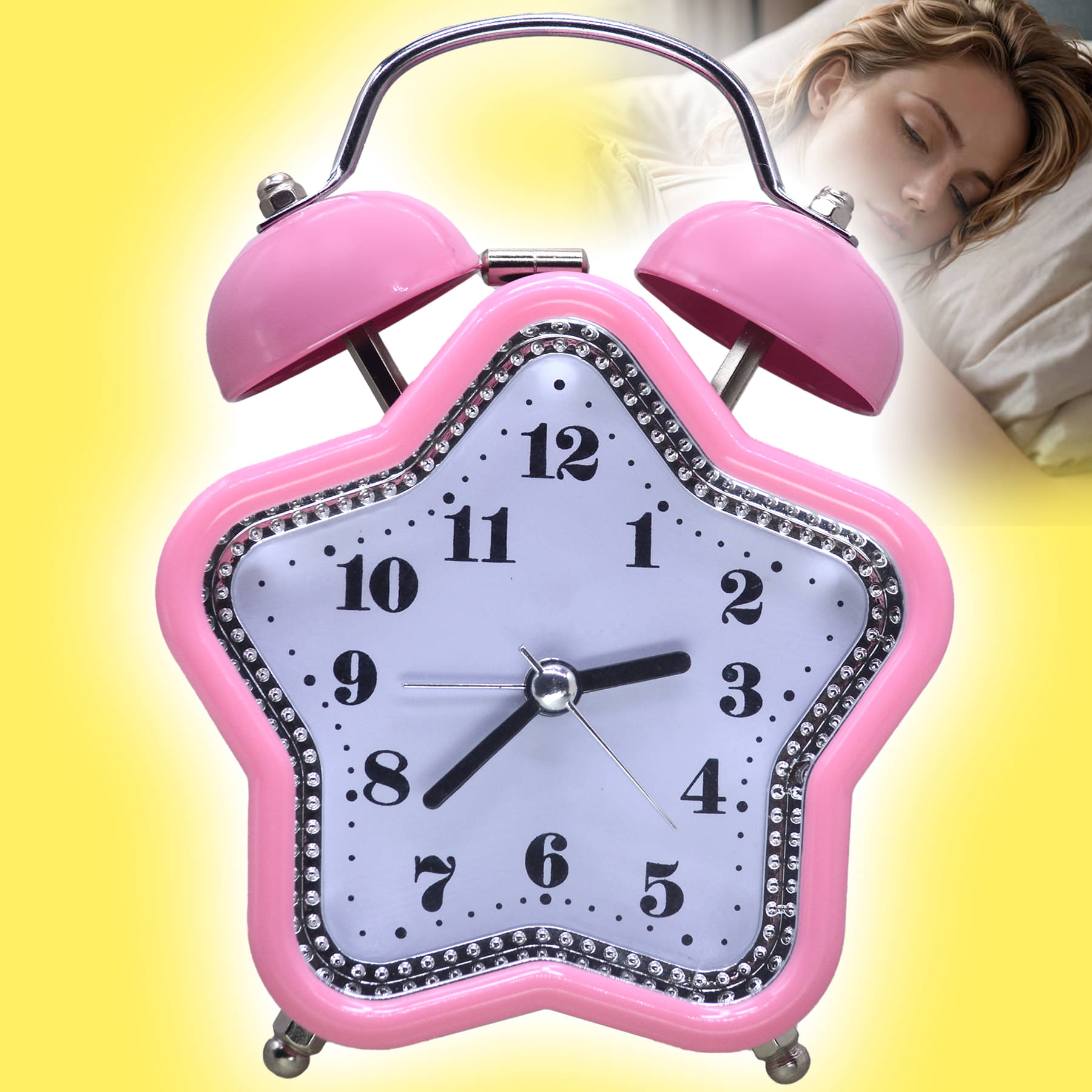     			JMALL Analog Table Alarm Clock - Pack of 1