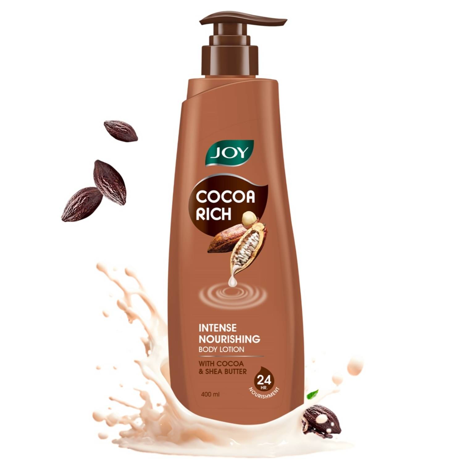 Joy Cocoa Rich Body Lotion With Shea Butter & Cocoa Butter for 24 Hour Nourishment 400ml (Pack of 1) Joy Cocoa Rich Body Lotion With Shea Butter & Cocoa Butter for 24 Hour Nourishment 400ml (Pack of 1)