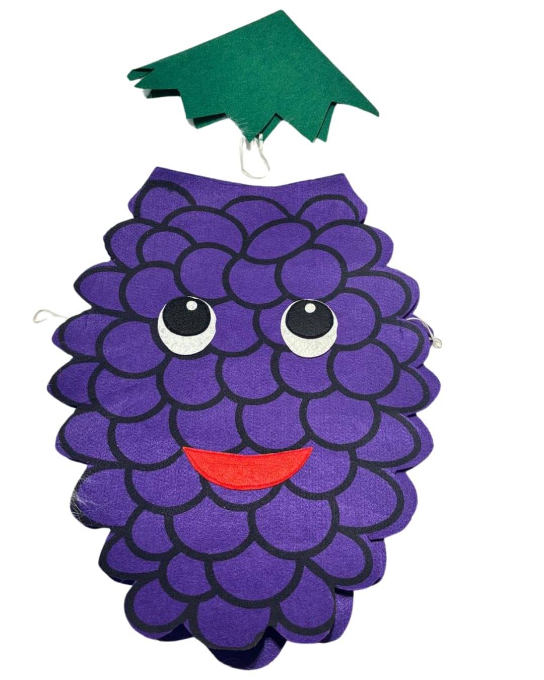     			Kaku Fancy Dresses Grapes Cutout Costume With Cap For Kids (Free Size)