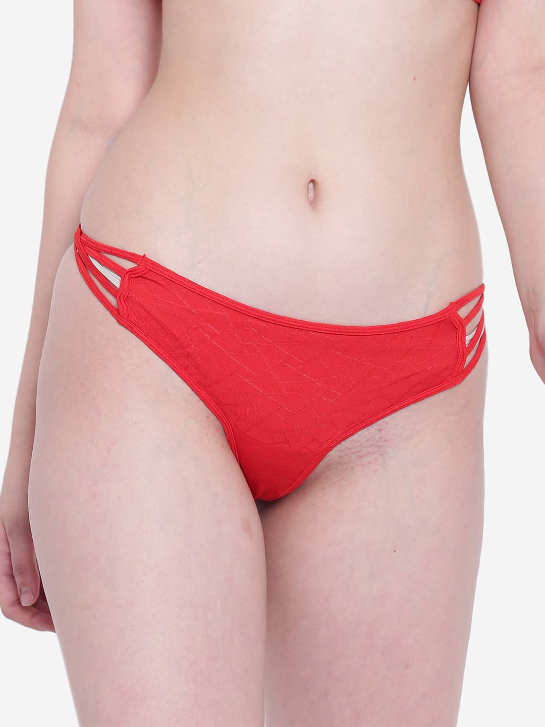 La Intimo Pack of 1 Polyester Thongs For Women ( Red ) La Intimo Pack of 1 Polyester Thongs For Women ( Red )