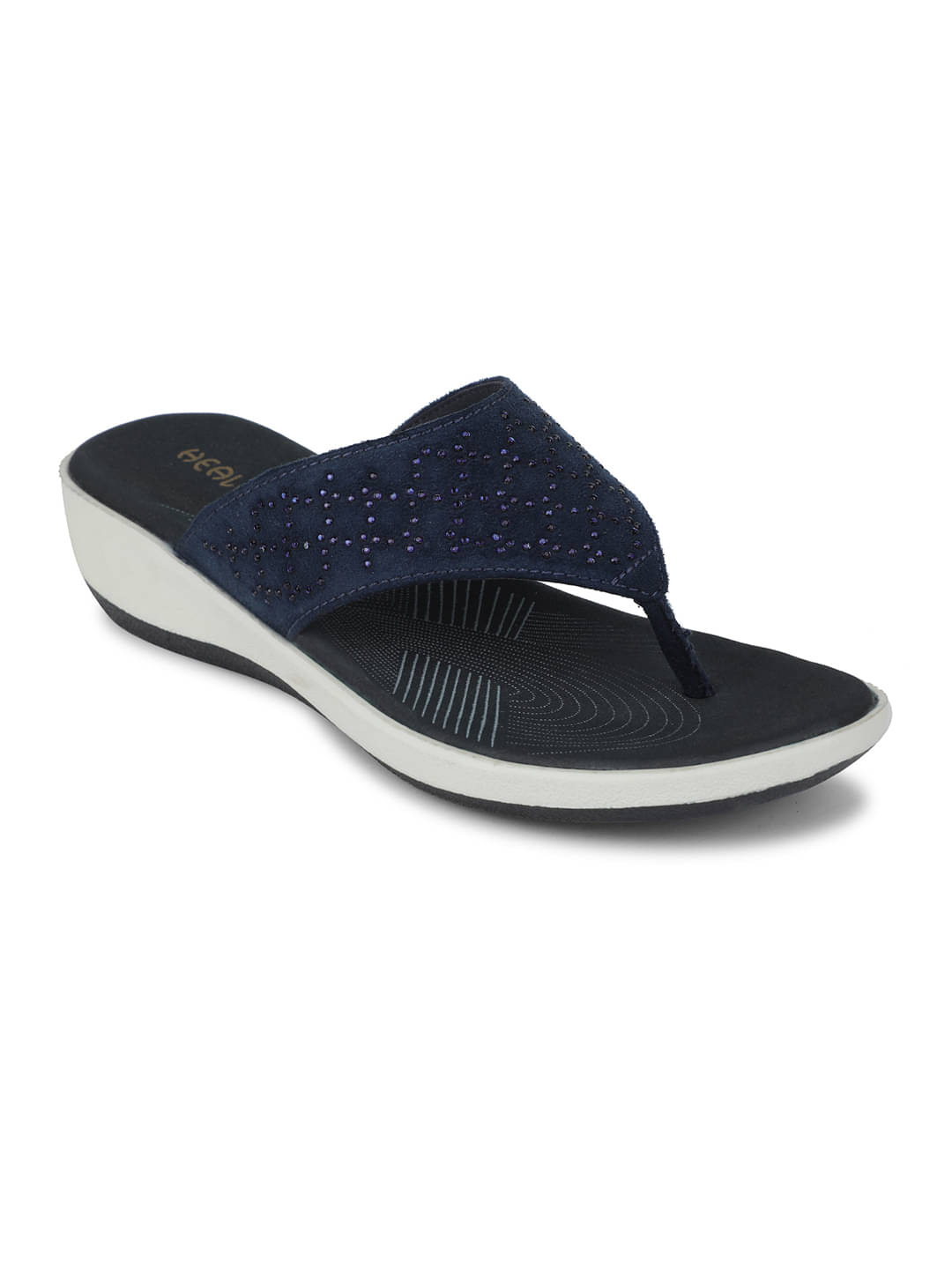     			Liberty Navy Blue Women's Slip On Heels