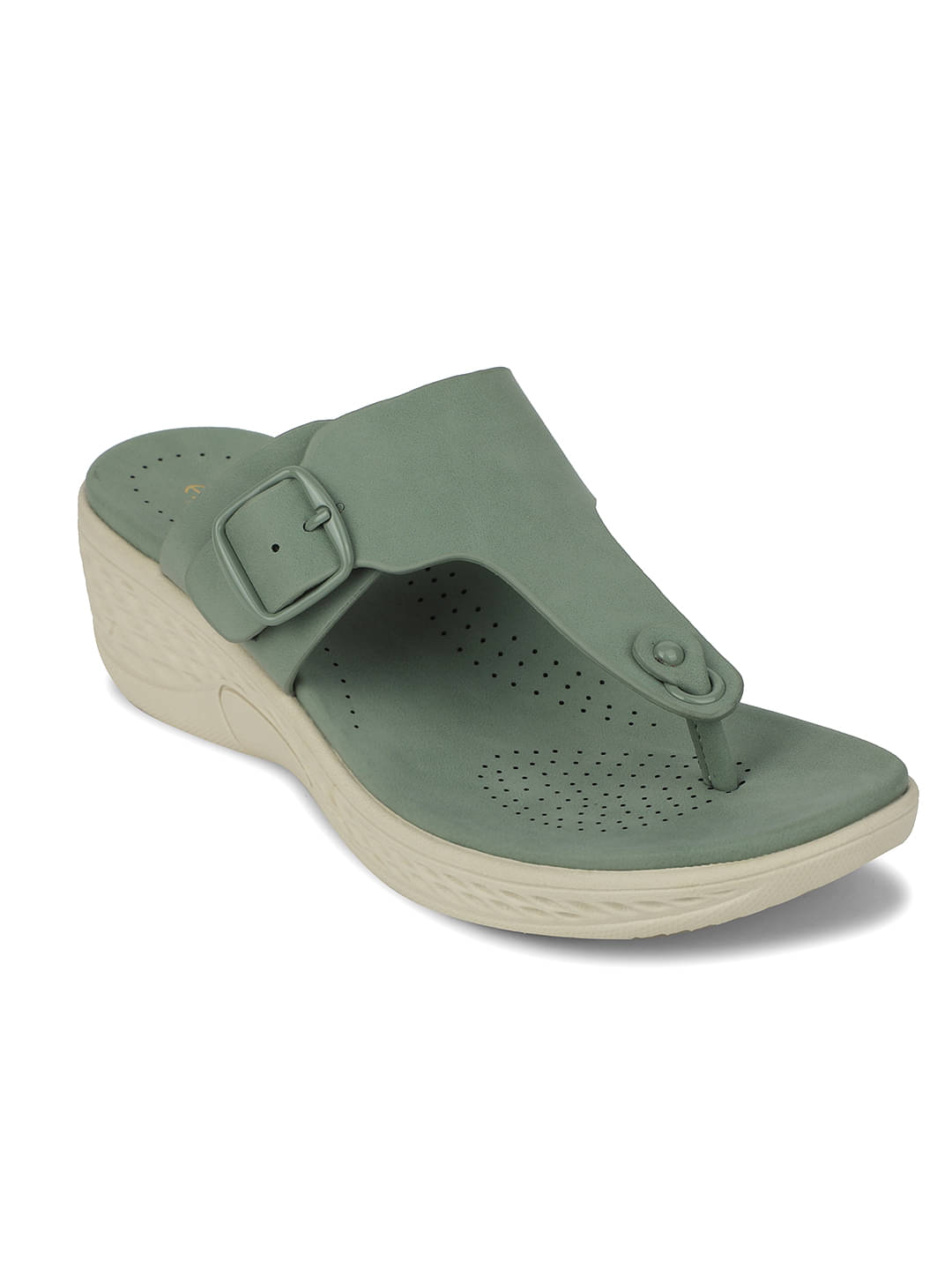     			Liberty Sea Green Women's Slip On Heels