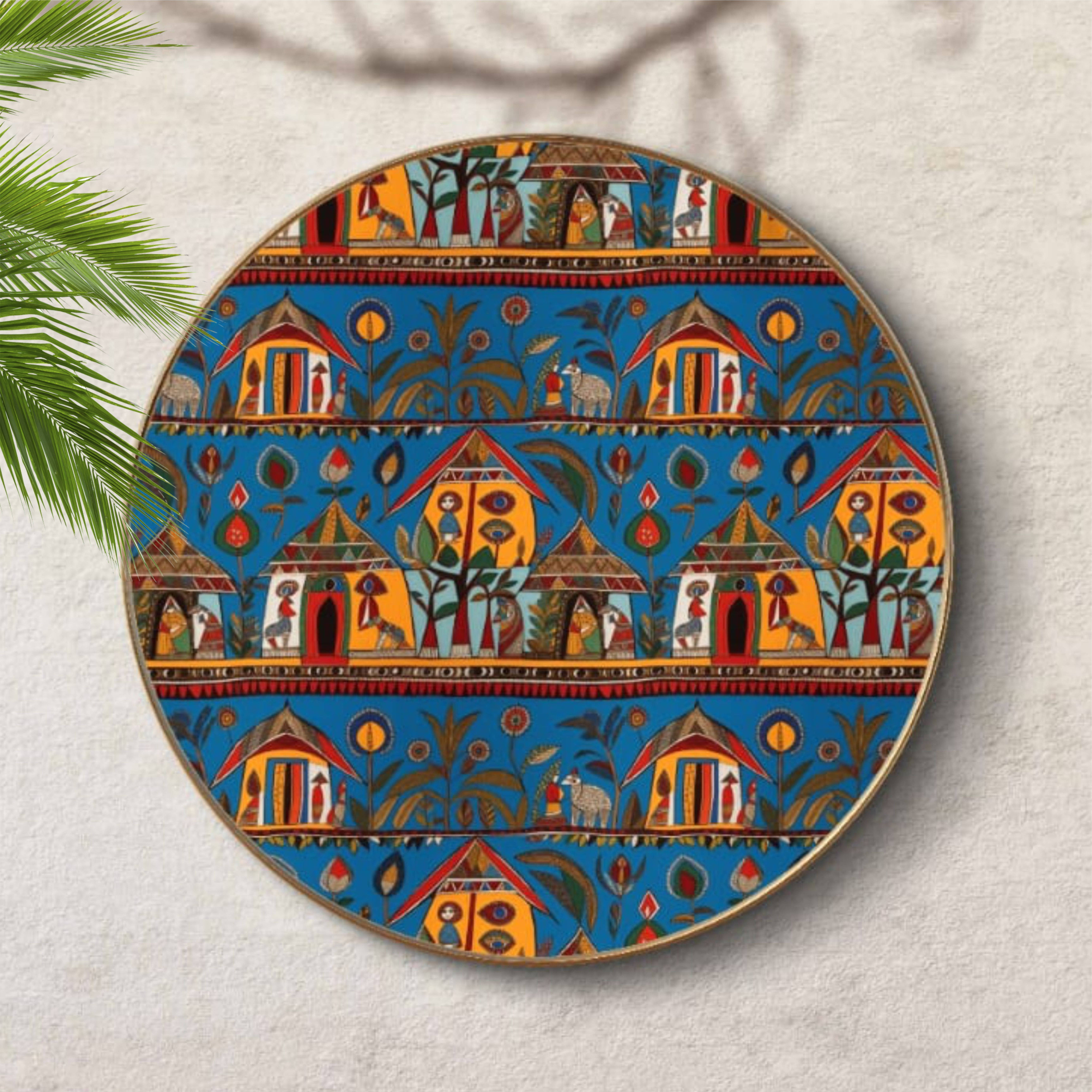 Livin'luxe paintings modern art Premium Sparkle lamination Golden Slim Frame 40 cm x 40 cm Large Size     			Livin'luxe paintings modern art Premium Sparkle lamination Golden Slim Frame 40 cm x 40 cm Large Size