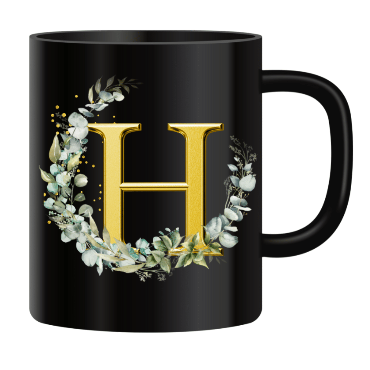     			Maddock Black Mug H Ceramic Coffee Mug 350 mL ( Pack of 1 )