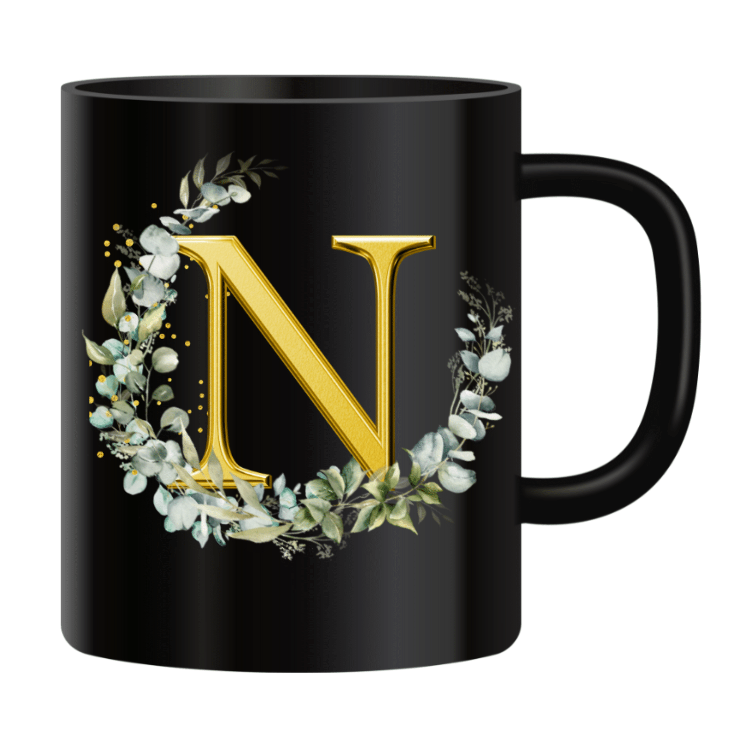     			Maddock black mug N Ceramic Coffee Mug 350 mL ( Pack of 1 )