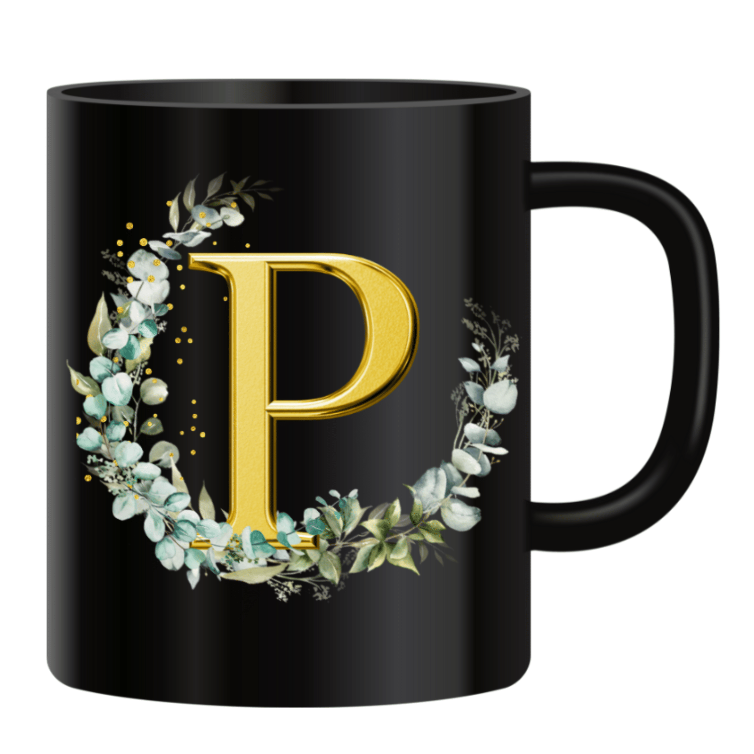     			Maddock black mug P Ceramic Coffee Mug 350 mL ( Pack of 1 )