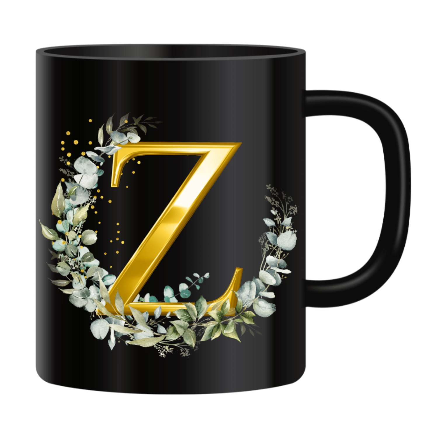     			Maddock black mug Z Ceramic Coffee Mug 350 mL ( Pack of 1 )