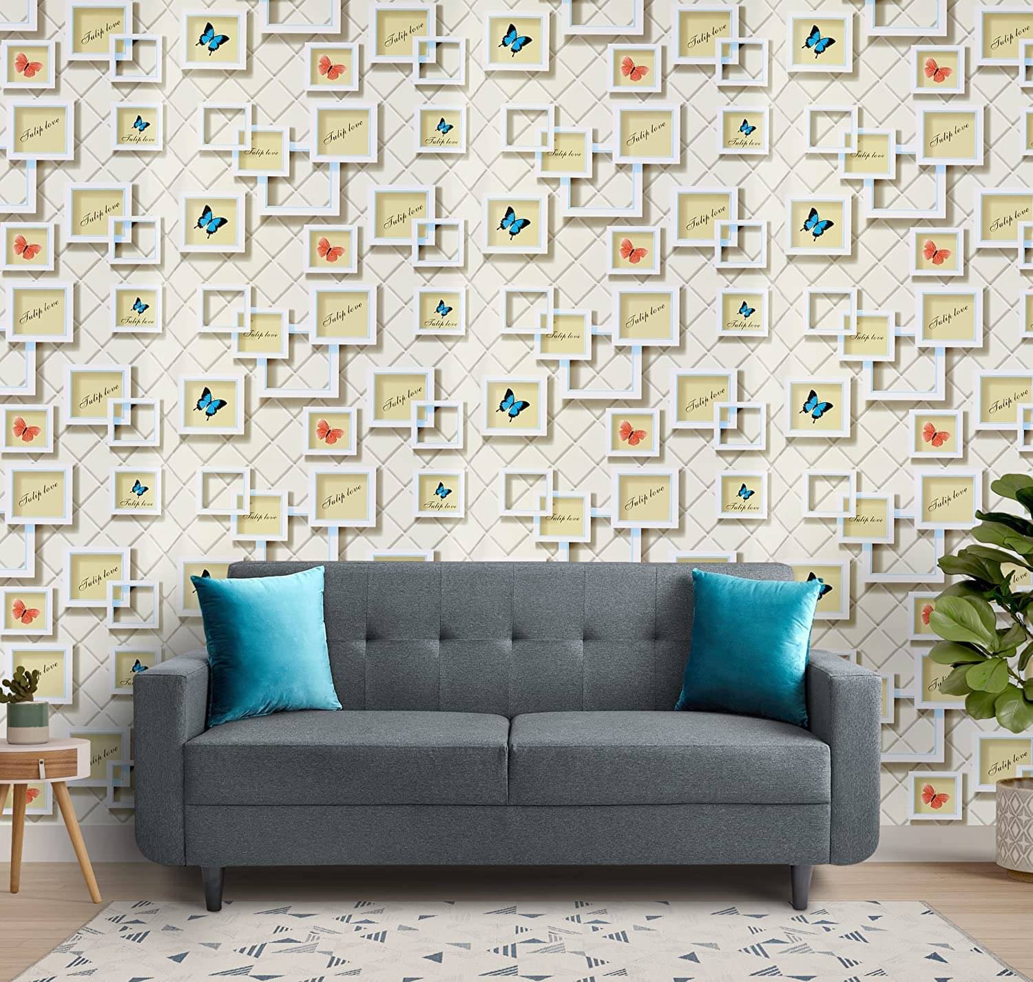 OceanSky Abstract Wallpaper ( 45 x 250 ) cm ( Pack of 1 ) OceanSky Abstract Wallpaper ( 45 x 250 ) cm ( Pack of 1 )