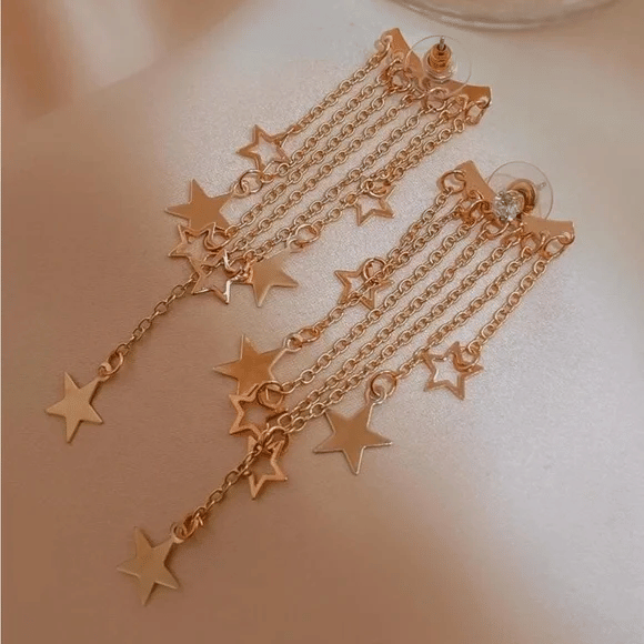 PUJVI Golden Jhumki Earrings ( Pack of 1 ) - Earrings | Buy online on ZillyBuy