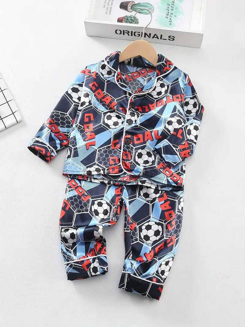 Paghdal Brothers Pack of 1 Girls Polyester Nightsuit Set ( Multicolor ) Paghdal Brothers Pack of 1 Girls Polyester Nightsuit Set ( Multicolor )