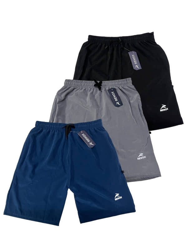 Renox Multicolor 4 Polyester Men's Shorts ( Pack of 3 ) - Shorts | Buy online on ZillyBuy