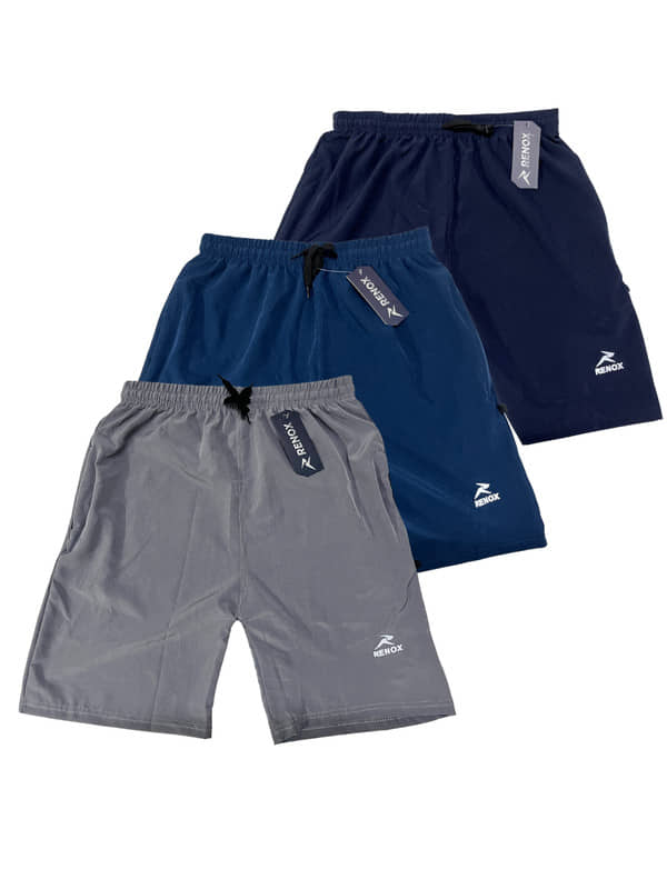 Renox Multicolor 4 Polyester Men's Shorts ( Pack of 3 ) - Shorts | Buy online on ZillyBuy
