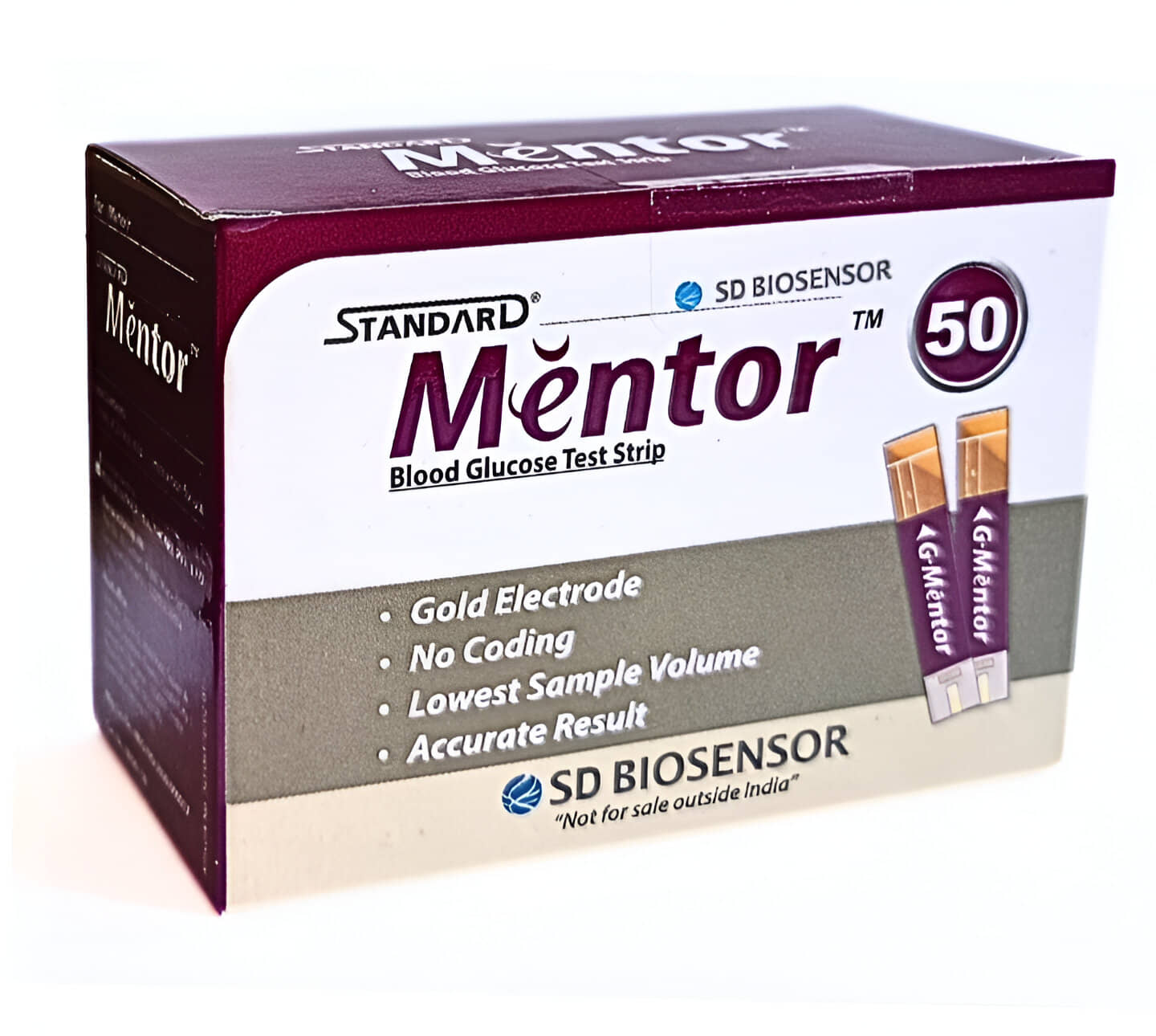 STANDARD MENTOR Mentor 50 Test Strips