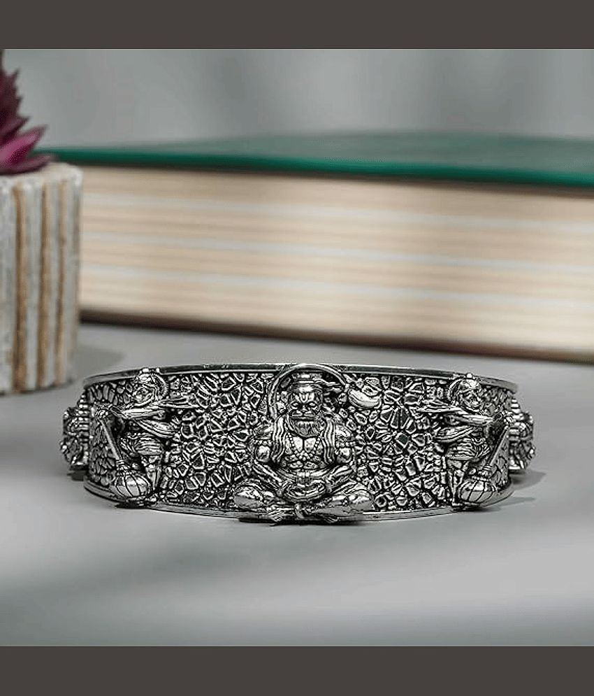 SUNHARI Silver Kada ( Pack of 1 ) - Bangles & Bracelets | Buy online on ZillyBuy