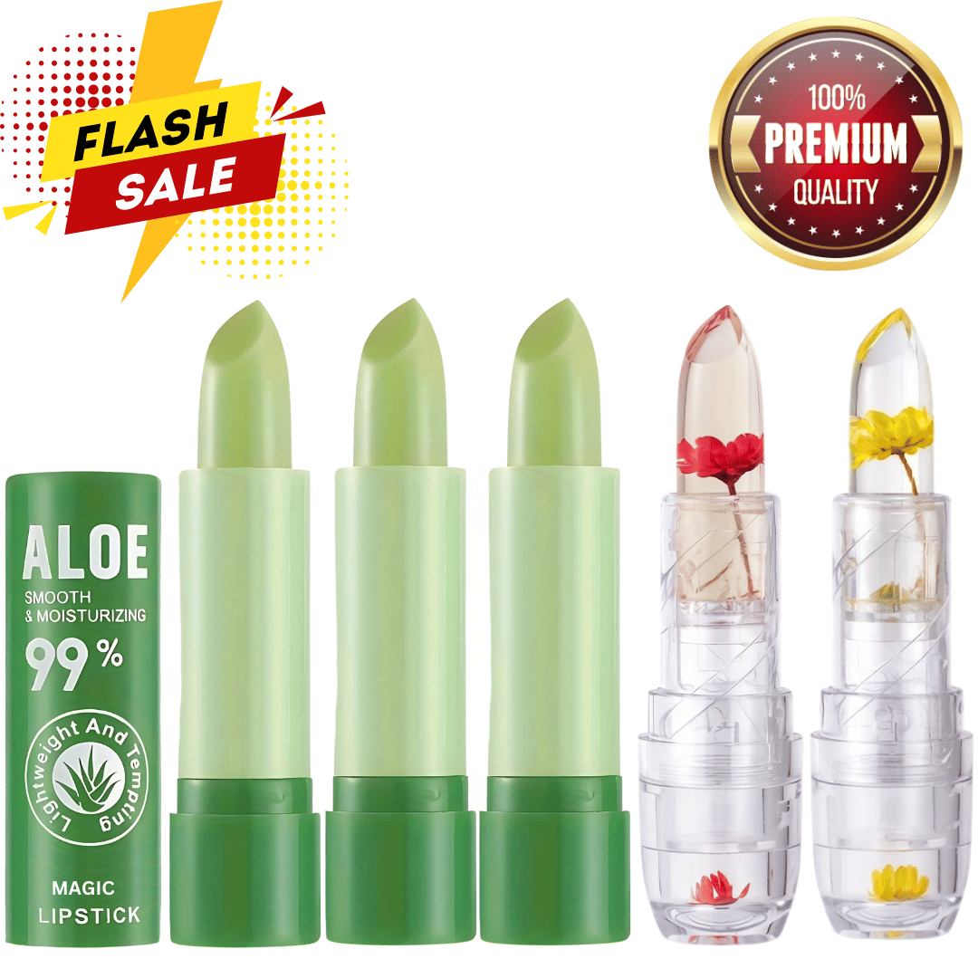     			Sonavi Red,Green Matte Waterproof Stain Lipstick ( Pack of 5 )