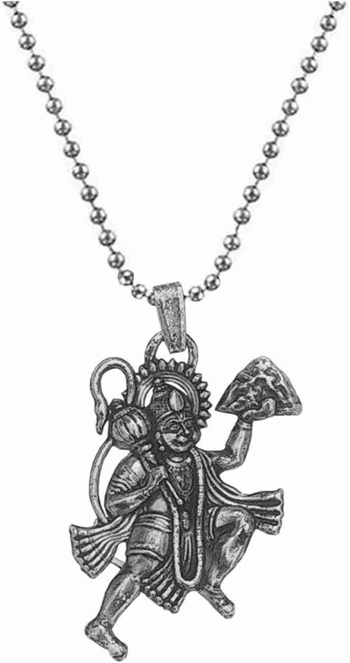     			SwamiMart Silver Religious Pendant Without Chain ( Pack of 1 )