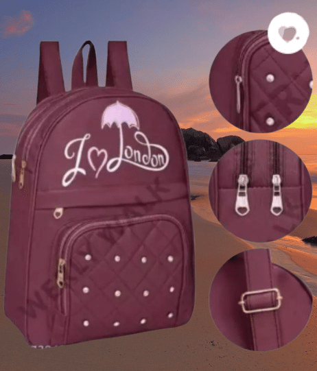     			THE MONAINA CEAPT Backpack PU Set of 1 ( Maroon )