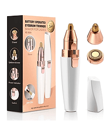 TISYAA NA White Cordless Eyebrow Trimmer With 45 minutes Runtime