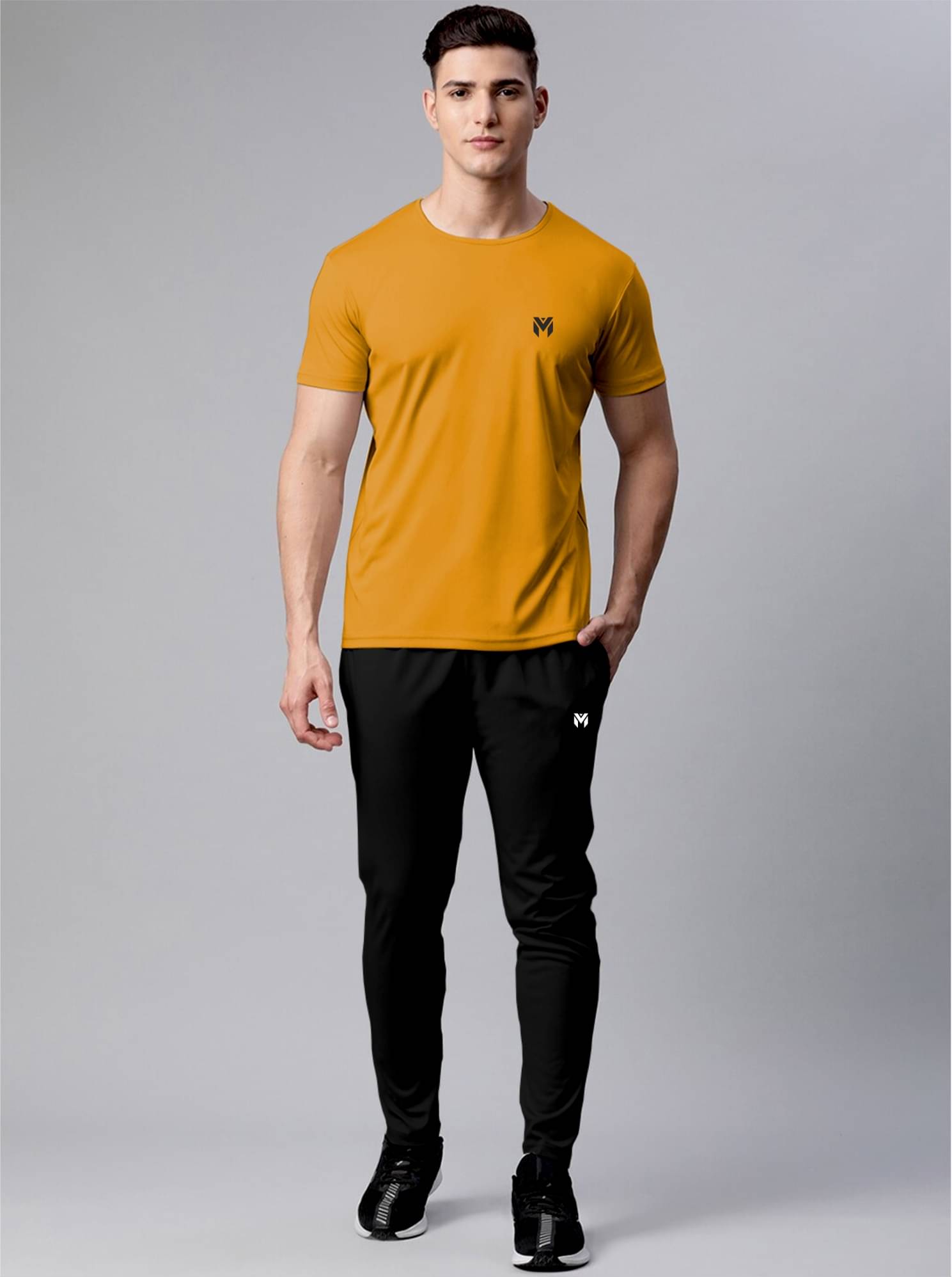 Vitaan Mustard Polyester Regular Fit Men's Tracksuit ( Pack of 2 ) Vitaan Mustard Polyester Regular Fit Men's Tracksuit ( Pack of 2 )