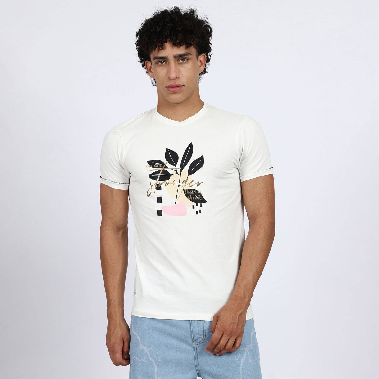     			Wolf & co. Men Cotton Regular Fit Solid T-Shirt ( White )