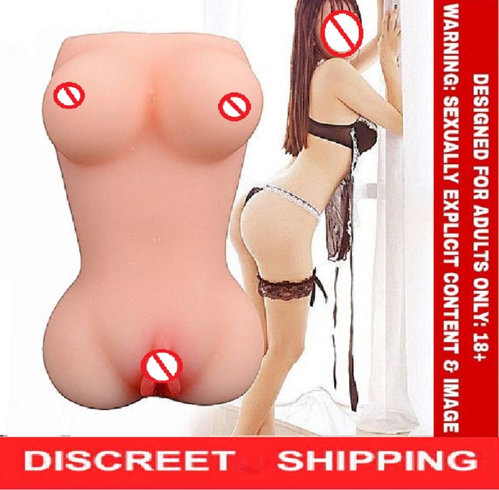 Half Body Silicone Pocket Pussy Sex Doll With Breast And PussyFor Masturbation Toy