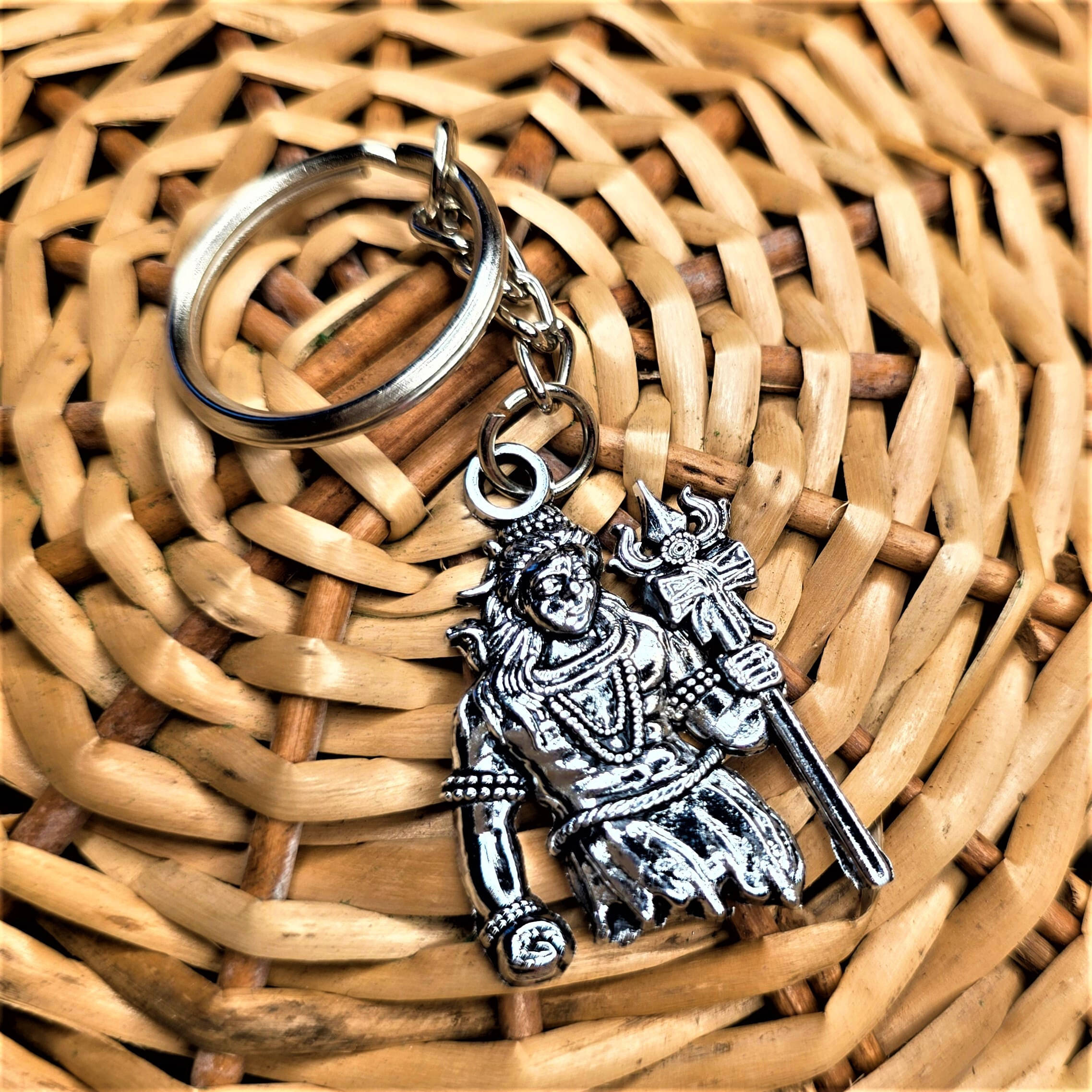     			AKLINA Silver Bike Key Chain ( Pack of 1 )