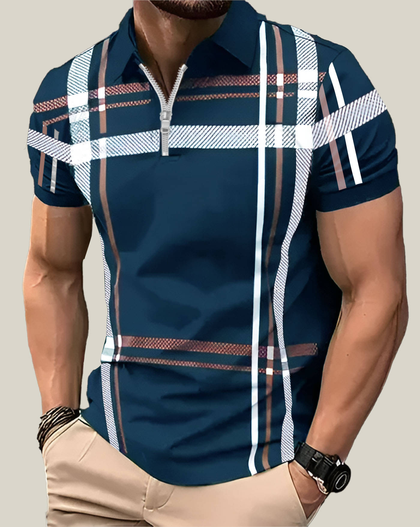 AOOSH Men Cotton Blend Regular Fit Printed Polo T Shirt ( Teal Blue ) AOOSH Men Cotton Blend Regular Fit Printed Polo T Shirt ( Teal Blue )