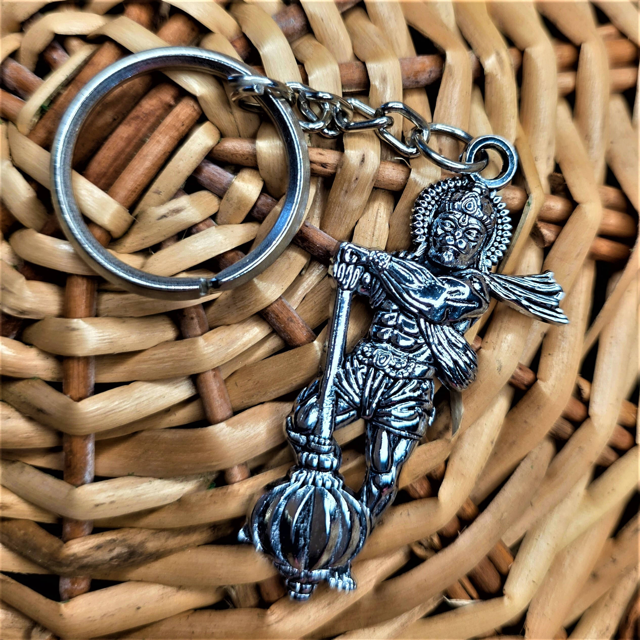    			Charms Silver Bike Key Chain ( Pack of 1 )