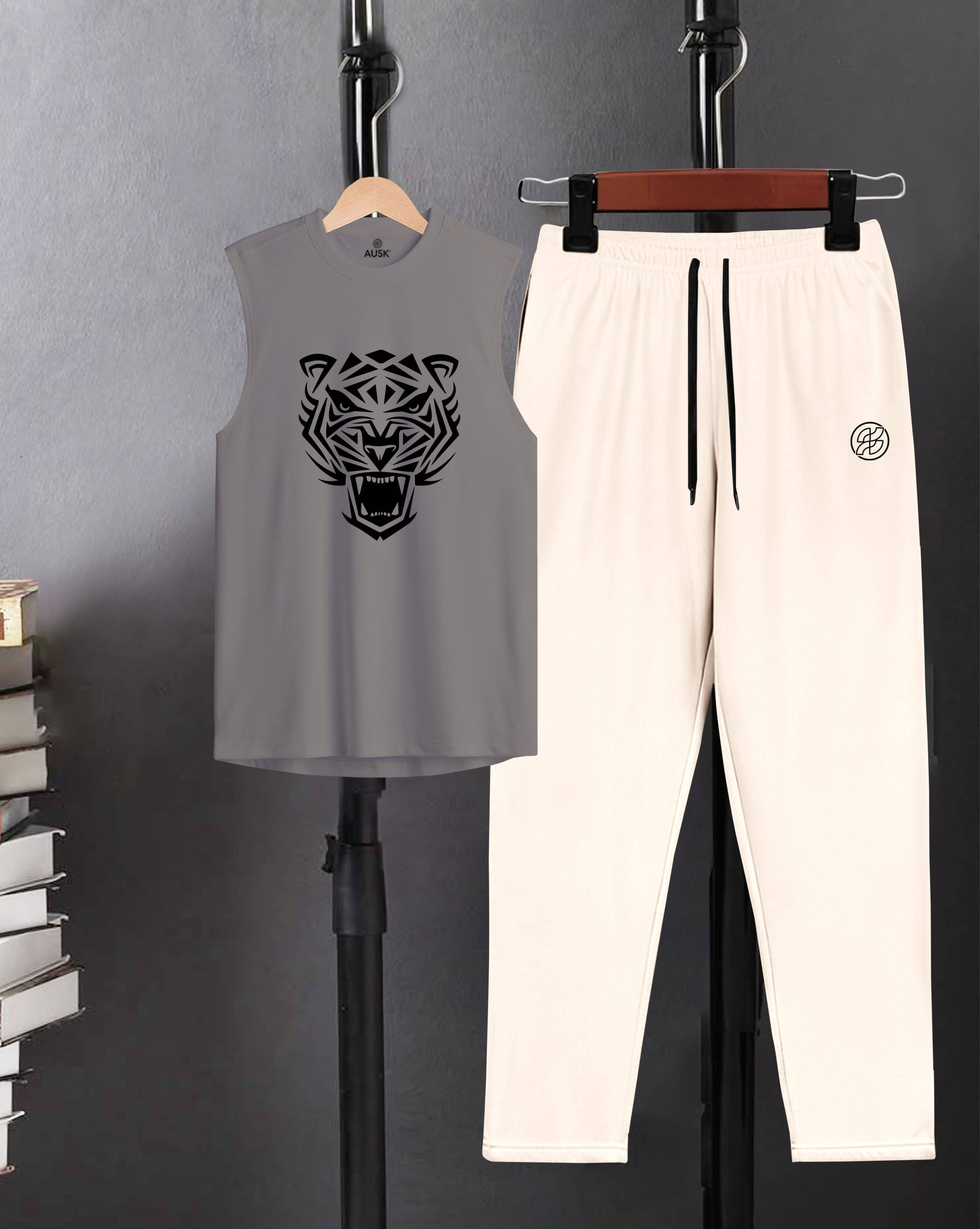    			ENITOR Men's T-shirt With Trousers Co-Ords Set ( Pack of 1 , Grey )