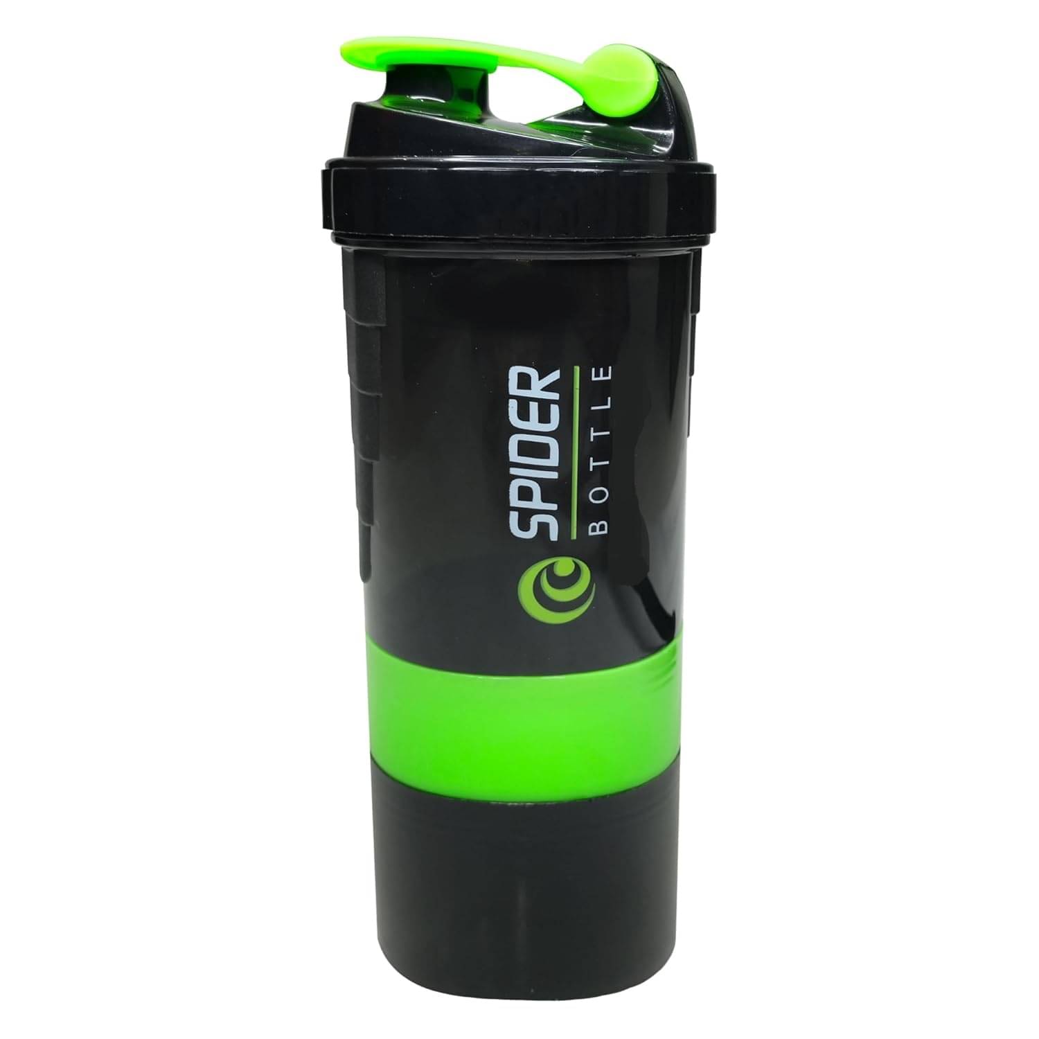 Shopeleven Plastic Green 500 mL Shaker ( Pack of 1 )     			Shopeleven Plastic Green 500 mL Shaker ( Pack of 1 )