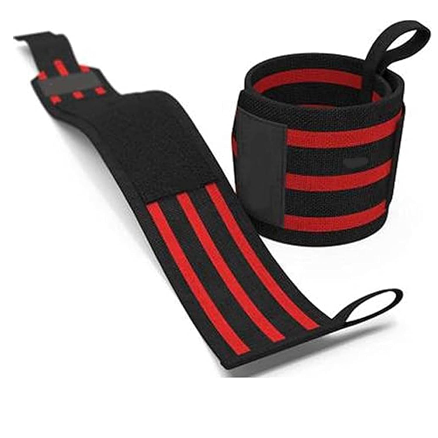 Shopeleven Red Nylon Wrist Band ( Pack of 2 )     			Shopeleven Red Nylon Wrist Band ( Pack of 2 )