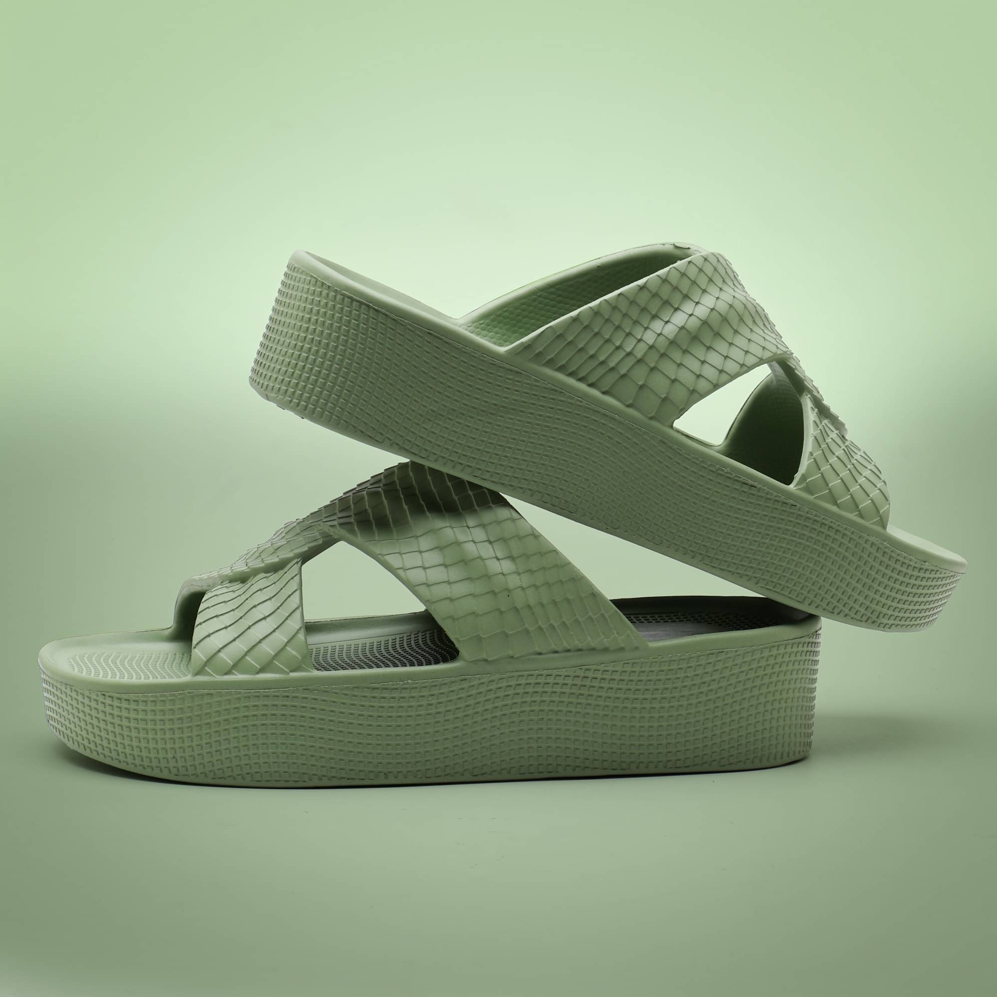     			ASIAN Green Women's Daily Slipper