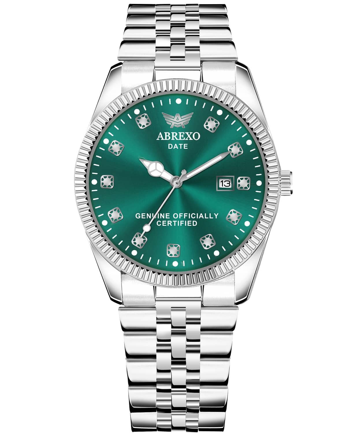 Abrexo Silver Stainless Steel Analog Men's Watch