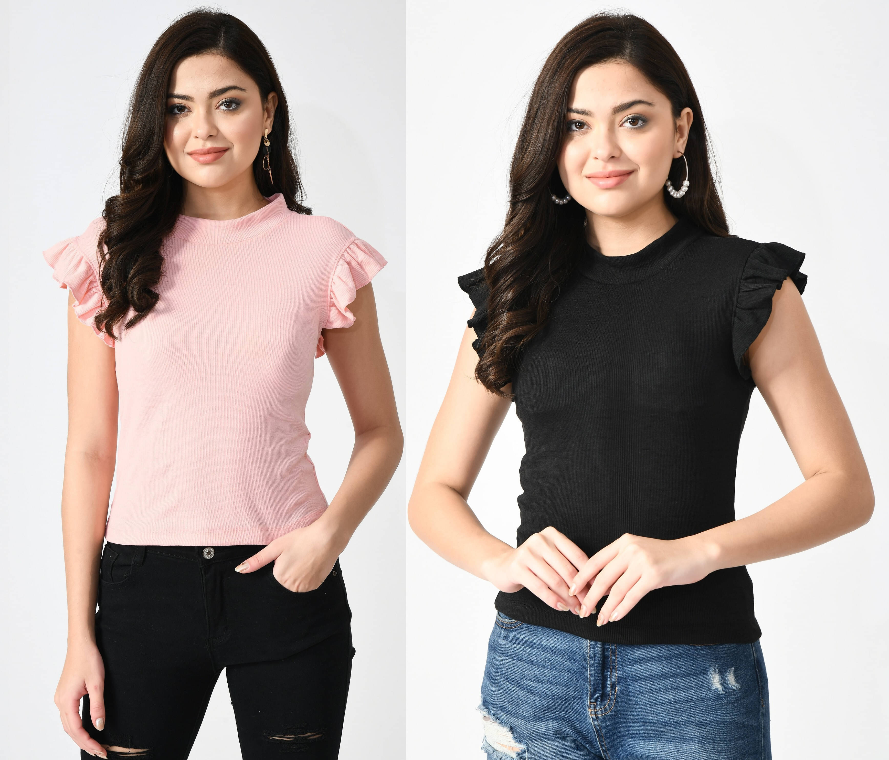 Brainbees Women's Cotton Blend Regular Top ( Multicolor )     			Brainbees Women's Cotton Blend Regular Top ( Multicolor )