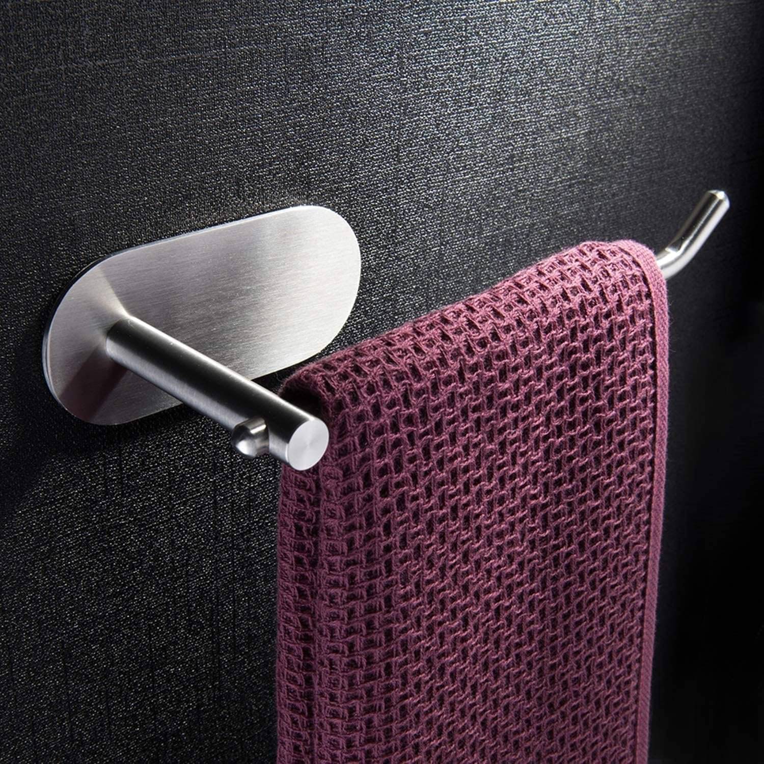     			CASSOWARY Self Adhesive Towel Ring Stainless Steel Napkin Towel Hanger for Washbasin Anti Rust Strong Sticker Towel Holder for Bathroom Napkin Holder (6 Inches)