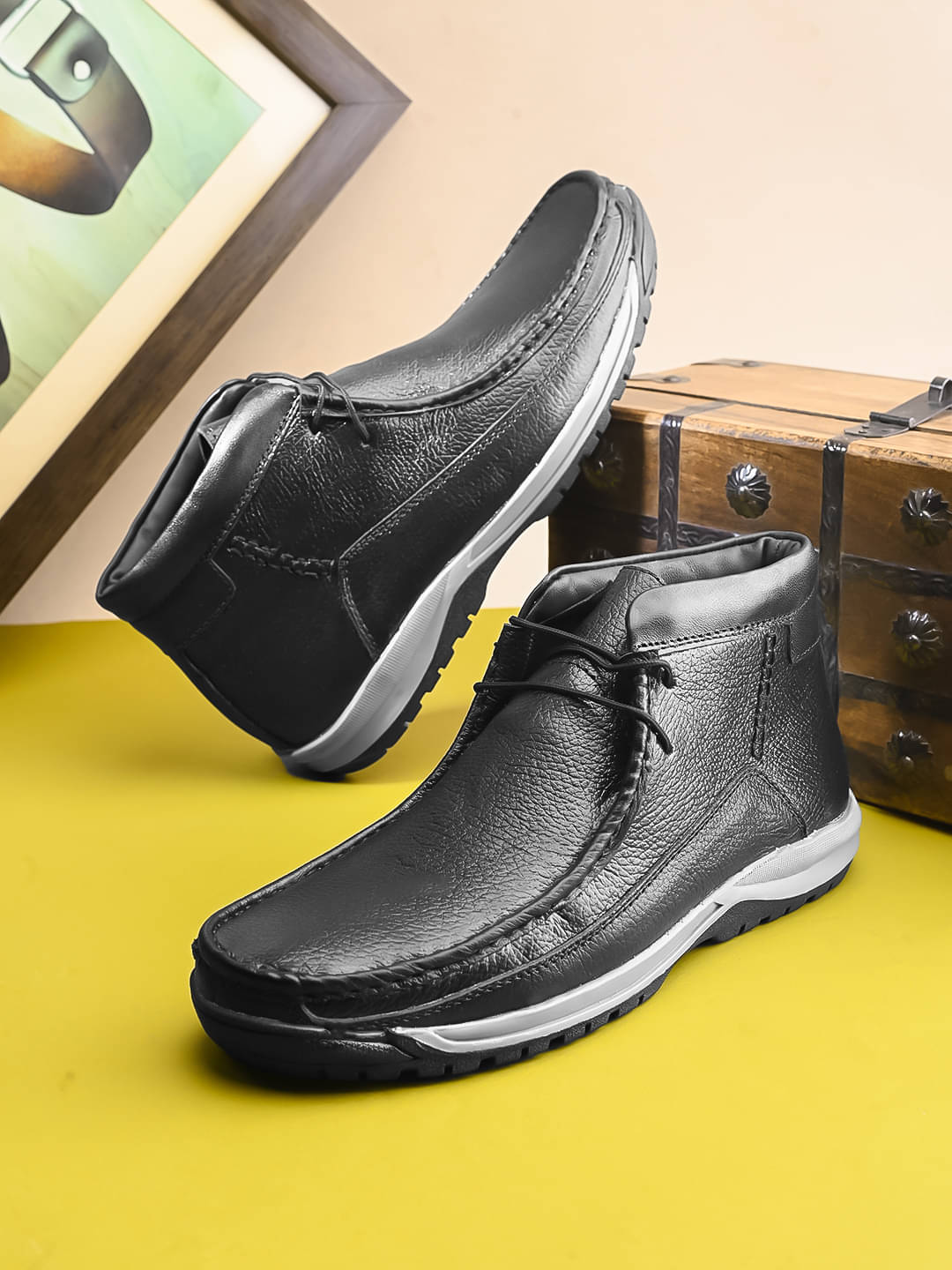     			Fashion Victim Black Men's Formal Boots