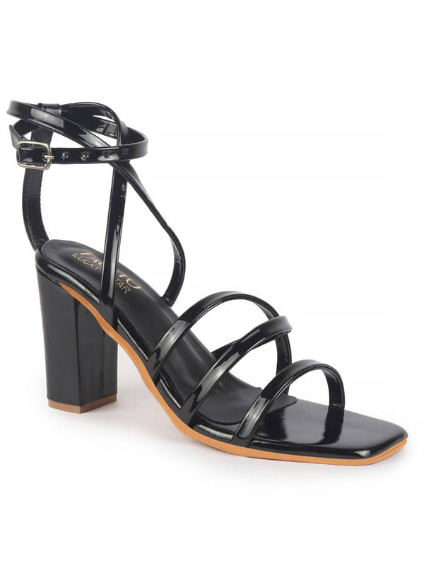 Fausto Black Women's Sandal Heels Fausto Black Women's Sandal Heels