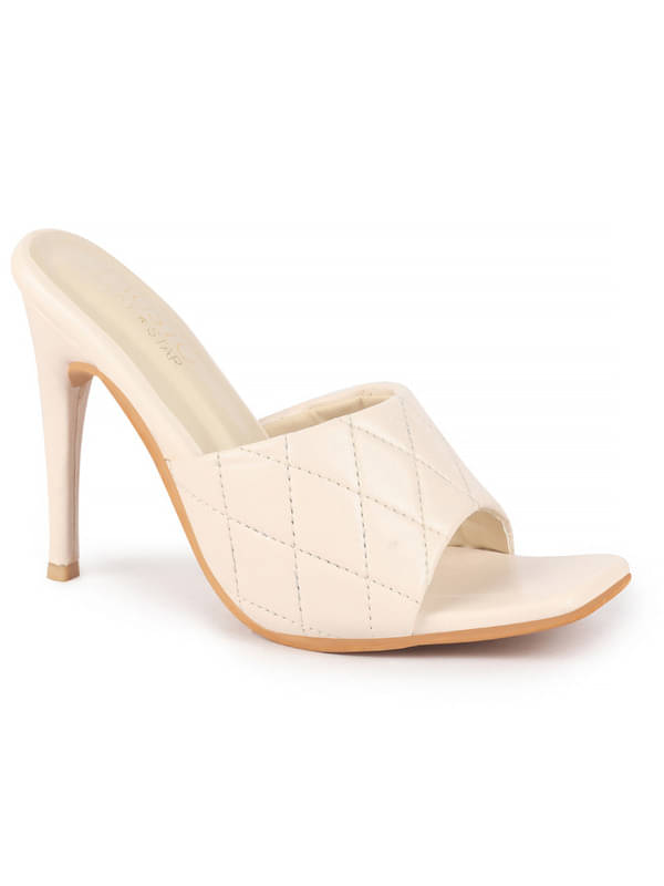 Fausto Cream Women's Sandal Heels Fausto Cream Women's Sandal Heels